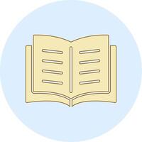 Open Book Vector Icon