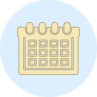 icono de vector de calendario