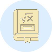 Maths Book Vector Icon