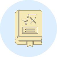 Maths Book Vector Icon