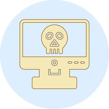 Computer Hacking Vector Icon