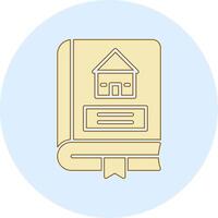 Architecture Book Vector Icon