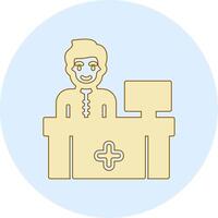 Receptionist Vector Icon