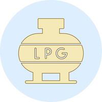 Liquefied Petroleum Gas Vector Icon