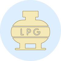 licuado petróleo gas vector icono