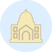 icono de vector de mezquita