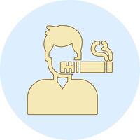 Man Smoking Vector Icon