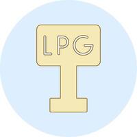 Liquefied Petroleum Gas Vector Icon