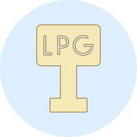 Liquefied Petroleum Gas Vector Icon