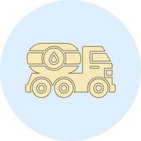 Oil Truck Vector Icon