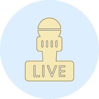 Live Vector Icon