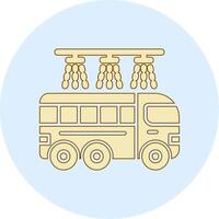 Bus Wash Vector Icon