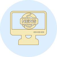 News Report Vector Icon