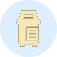 icono de vector de caja de donación