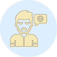 Negative Thinking Vector Icon