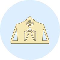 glyph outline circle vector