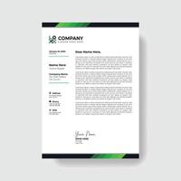 Professional And Creative Modern Corporate Business Letter Head Template. vector