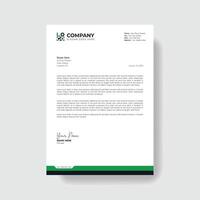 Professional And Creative Modern Corporate Business Letter Head Template. vector