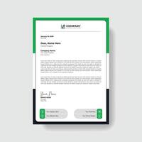 Professional And Creative Modern Corporate Business Letter Head Template. vector