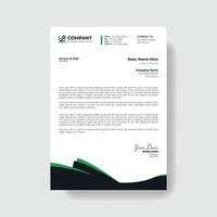 Professional And Creative Modern Corporate Business Letter Head Template. vector