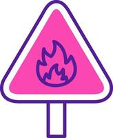 Flammable Vector Icon