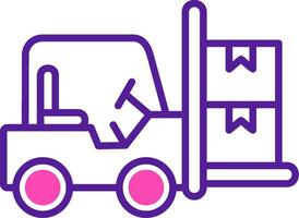 Forklift Vector Icon