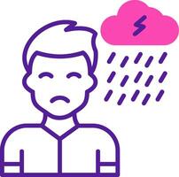 Depression Vector Icon