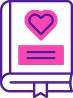 Romance Book Vector Icon