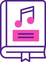 Music Book Vector Icon