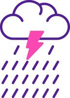 Rain Vector Icon