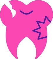 Caries Tooth Vector Icon