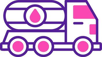 Oil Truck Vector Icon