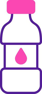 Water Bottle Vector Icon