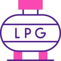 Liquefied Petroleum Gas Vector Icon