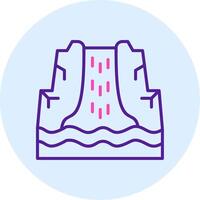 Waterfal Vector Icon