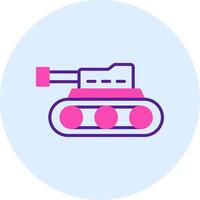 icono de vector de tanque