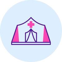 Refugee Camp Vector Icon