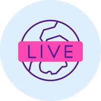 Live Broadcast Vector Icon