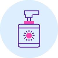 Sunblock Vector Icon