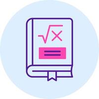 Maths Book Vector Icon