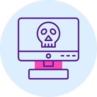 Computer Hacking Vector Icon