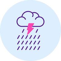 icono de vector de lluvia