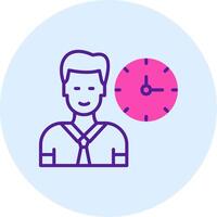 Work Time Vector Icon