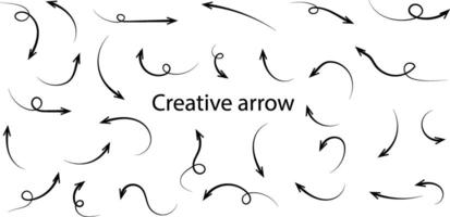 creativo flecha vector diseño