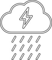 icono de vector de lluvia