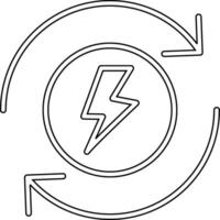 icono de vector de energía