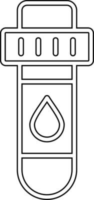 Blood Test Vector Icon