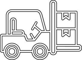 Forklift Vector Icon