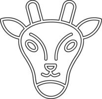 Giraffe Vector Icon