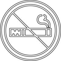 No Smoking Vector Icon